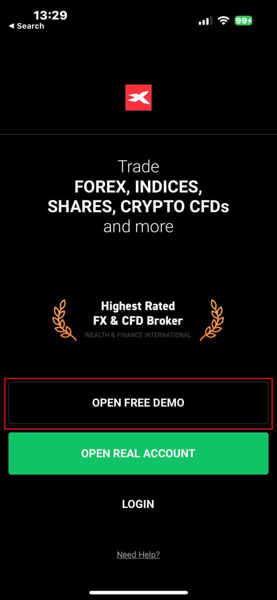 How to Open a Demo Account on XTB