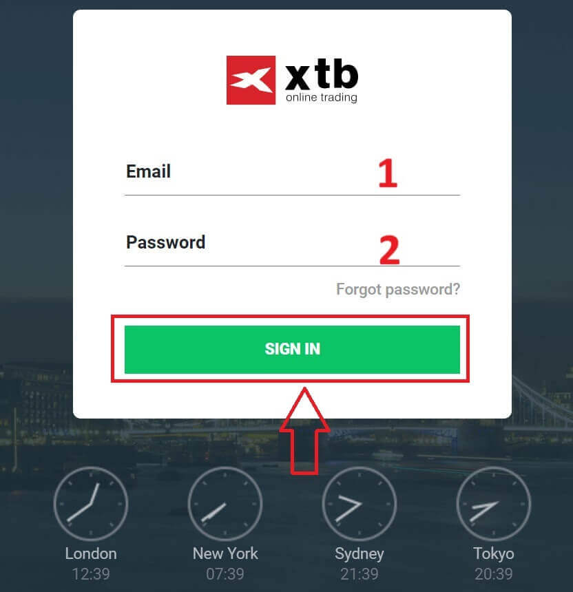 How to Open Account and Sign in to XTB