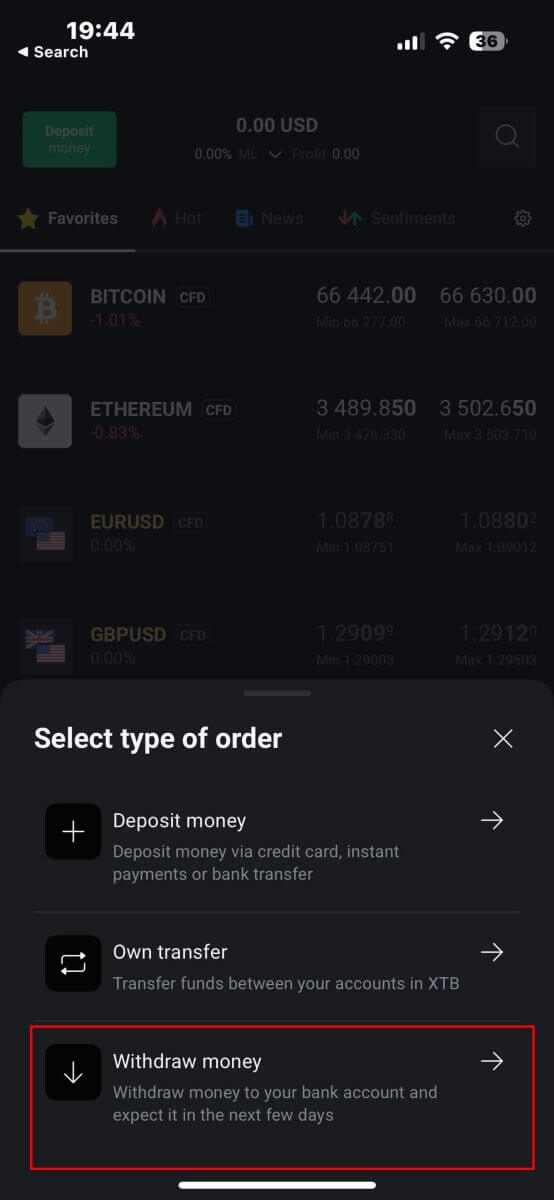 How to Open Account and Withdraw from XTB