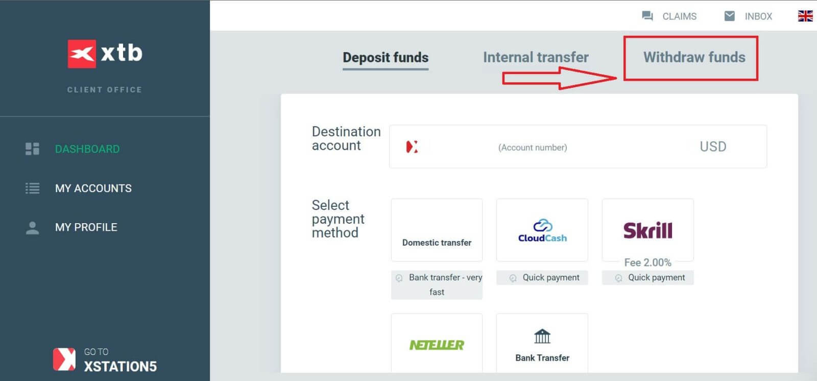 How to Register and Withdraw on XTB